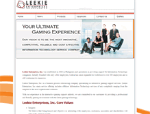 Tablet Screenshot of leekie.com